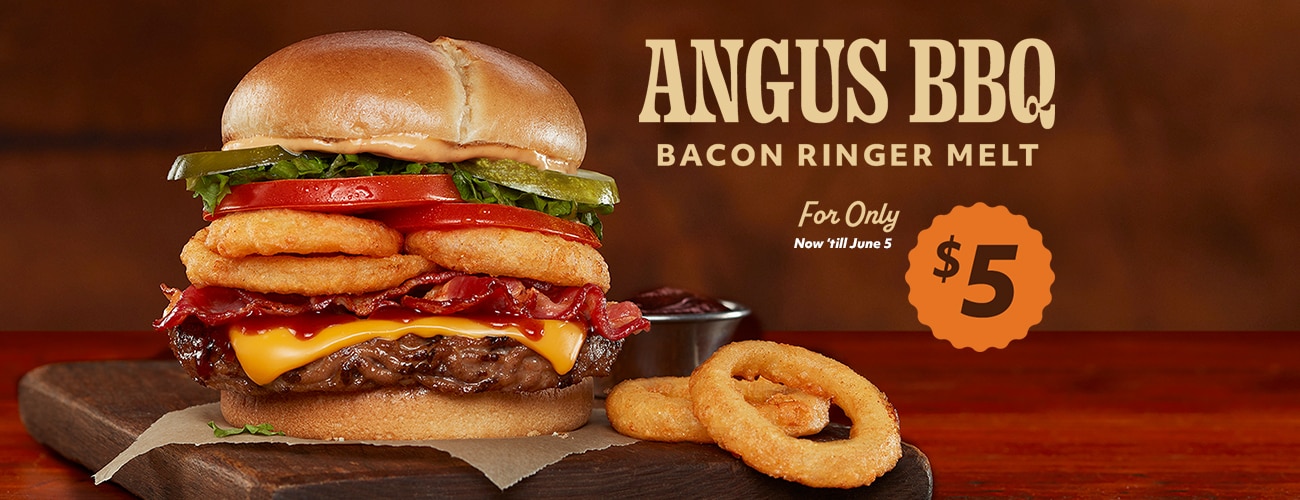 [Harvey's] Harvey's Angus BBQ Bacon Ringer Melt 5 [via app / website